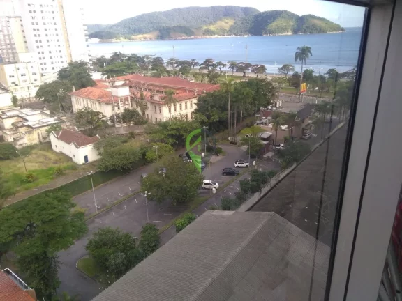 Imagem Apartamento mobiliado em Aparecida, frente mar em Santos/SP
