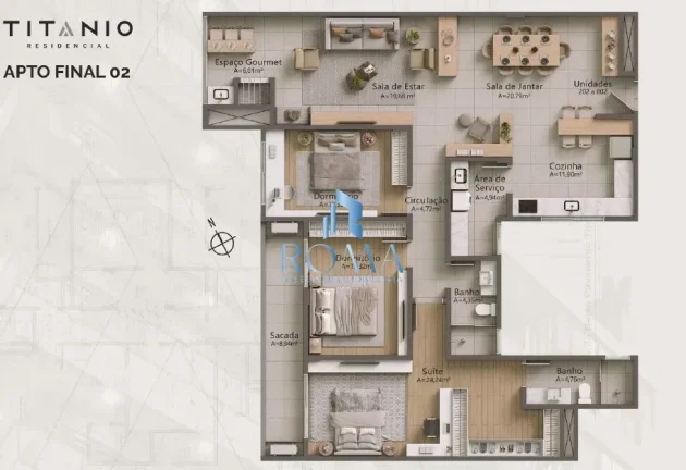 Imagem RESIDENCIAL TITÂNIO - Nossa Sra. de Lourdes