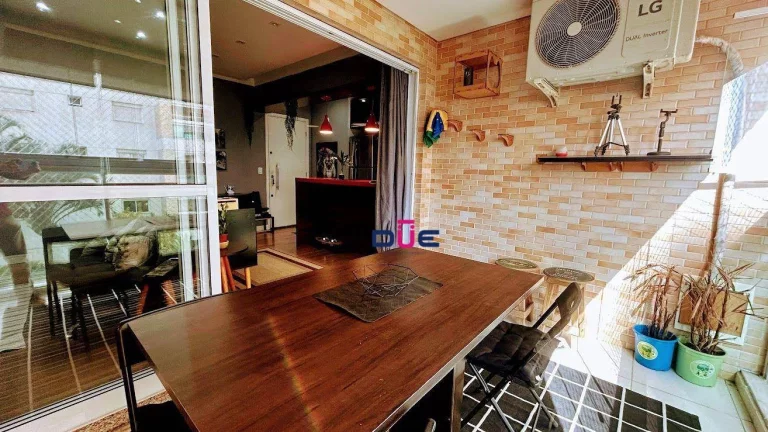 Imagem Apartamento com 2 dormitórios à venda, 78 m² por R$ 850.000 - Ponta da Praia - Santos/SP