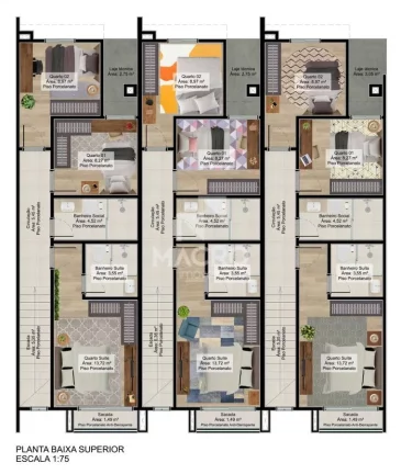 Imagem Duplex | Jaraguá 99 | 3 quartos (1 suíte) | 132m²