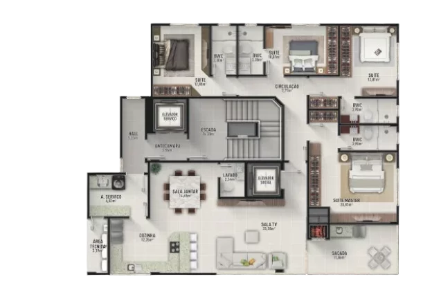Imagem Evidence Tower - Apartamento à venda no bairro Centro - Balneário Camboriú/SC