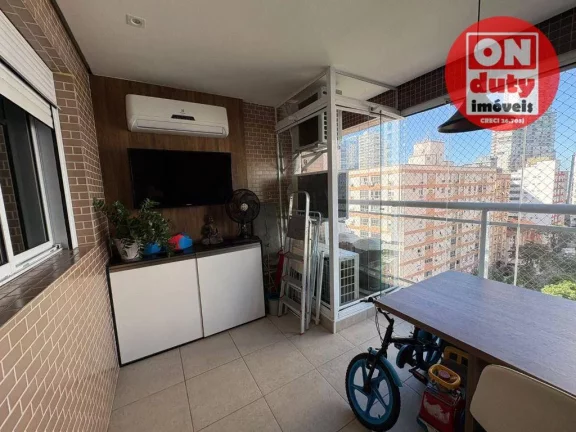Imagem Apartamento com 3 dormitórios à venda por R$ 1.256.000 - Santos