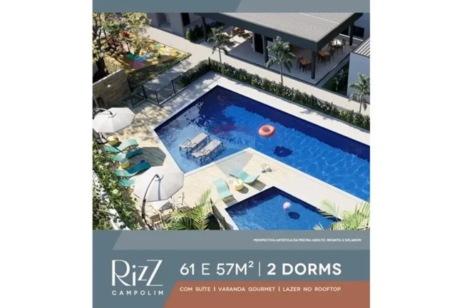 Imagem Apartamento Lançamento - Rizz Campolim – Rooftop Exclusivo e Localização Premium