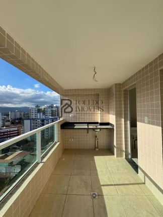 Imagem Apartamento de 2 dormitórios sendo 1 suíte, prédio frente mar no bairro Vila Mirim - Praia Grande