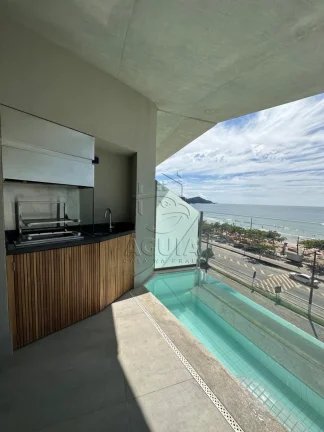 Imagem Apartamento alto padrão com piscina na sacada frente mar na praia Grande em Ubatuba!