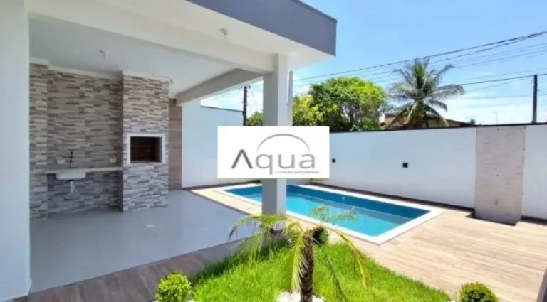 Imagem Casa para Venda em Itanhaém, Jamaica (Praia), 3 dormitórios, 1 suíte, 2 banheiros, 4 vagas