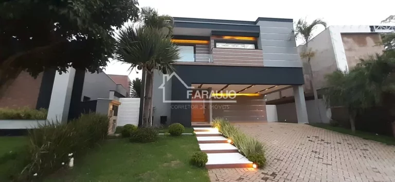 Casa em Condomínio à venda em Alphaville Nova Esplanada 4 com 400m² 4 suítes, 4 vagas