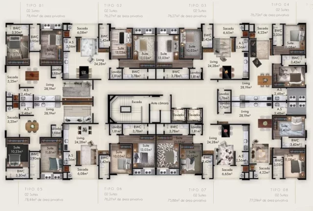 Imagem Clara Palace - Apartamento à venda no bairro Perequê - Porto Belo/SC