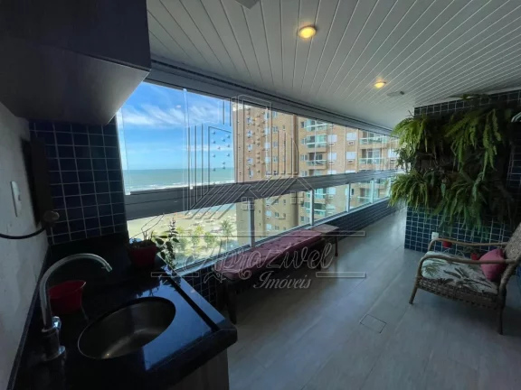Imagem Apartamento para Venda em Praia Grande, Canto do Forte, 3 dormitórios, 3 suítes, 1 banheiro, 2 vagas
