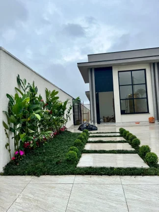 Imagem Casa nova com 3 Suítes, Pé Direito Alto, Cozinha Gourmet e Piscina Privativa no Condomínio Morada da Praia em Boraceia!