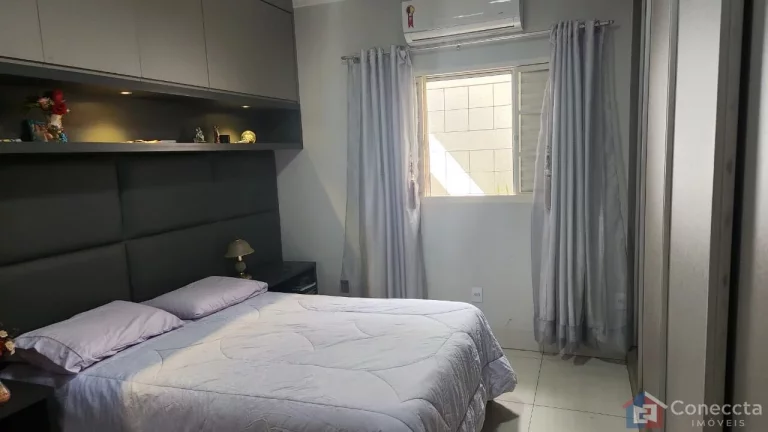 Imagem Casa à venda no Jardim Panorâmico em Patos de Minas – 3 quartos, área gourmet e garagem – R$600 mil