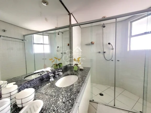 Imagem Apartamento à venda no Morro do Maluf, Guarujá-SP: 3 quartos, 3 suítes, 2 salas e 186m² - Imperdível!