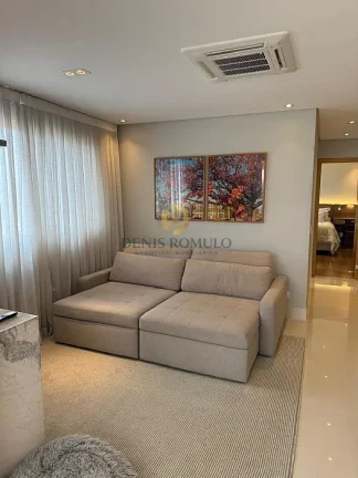 Imagem Apartamento 2 dormitórios 1 suíte, 76m², 2 vagas - Mobiliado