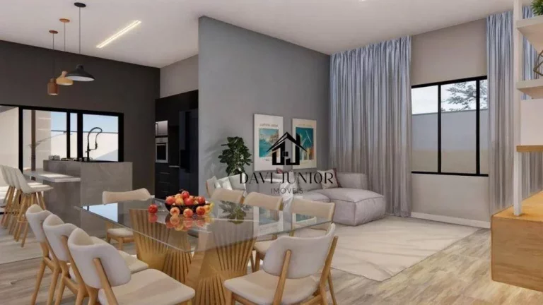 Imagem Casa com 3 suítes, sendo 1 com closet à venda, 218 m² por R$ 1.450.000 - Condomínio Villagio Wanel - Sorocaba/SP