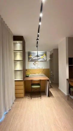 Imagem Apartamento locação, 1 dormitório suíte, 1 vaga, Vision Colinas, Sjc.