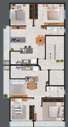 Imagem APARTAMENTO RESIDENCIAL em JOINVILLE - SC, COSTA E SILVA