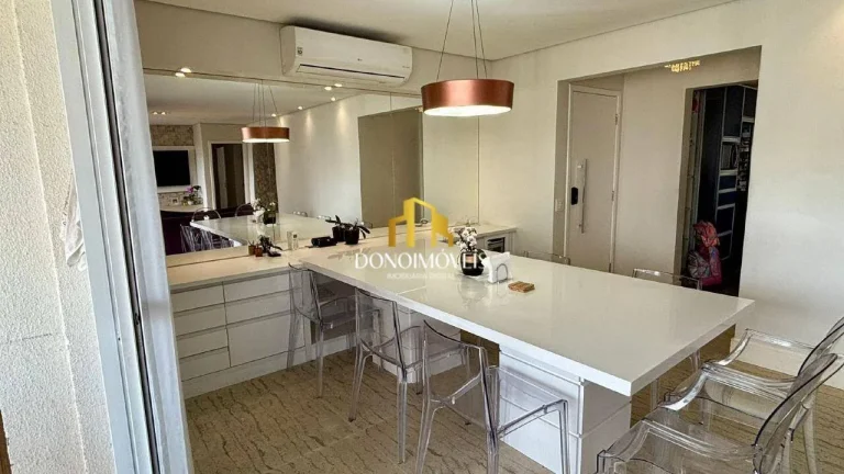 Imagem Apto venda 3 dorm vista piscina andar alto, 123m Cond Domo Life Centro SBC