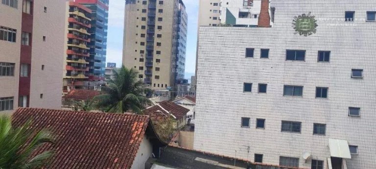 Imagem Apartamento com 1 dormitório à venda, 51 m² por R$ 335.000 - Aviação - Praia Grande/SP