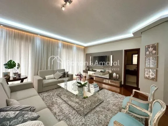 Imagem Espetacular apartamento à venda no Cambuí, com 4 dormitórios, sendo 3 suítes, e um total de 5 ba...