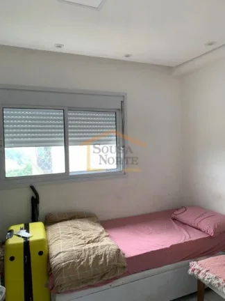Imagem Apartamento de 45 m², com 2 dormitórios, varanda integrada com vista livre. Possui móveis planeja...