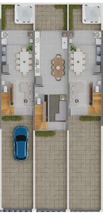Imagem Casa dois dormitórios Praia Cachoeira do Bom Jesus