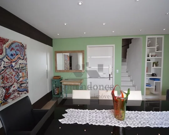 Imagem Apartamento cobertura duplex, com 4 suítes,piscina privativa, sacada com churrasquei