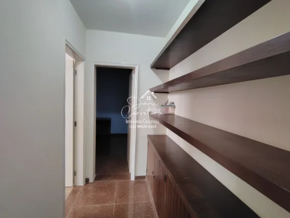 Imagem Apartamento de 3 quartos com suíte, 2 salas e 2 vagas de garagem na Vila Luis Antônio em Guarujá-SP - 150,25 m² de área