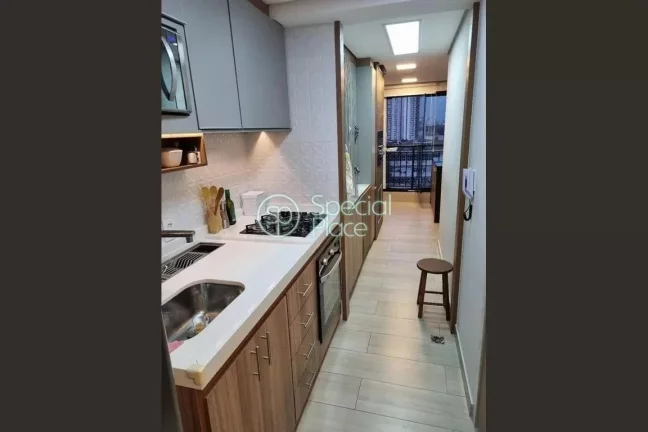 Imagem Apartamento moderno amplo living com varanda gourmet, ar condicionado, 95 metros, todos os ambientes...