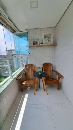 Imagem Apartamento com 2 suítes à venda, 88 m² por R$ 700.000 - Vila Caiçara - Praia Grande/SP