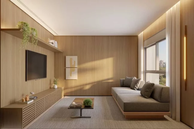 Imagem Apartment for sale in São Paulo, Luxuoso apartamento à venda no Condomínio Edson 1400 Campo Belo, com 4 suítes, 255m² e 4 vagas. Em São Paulo, Brasil.