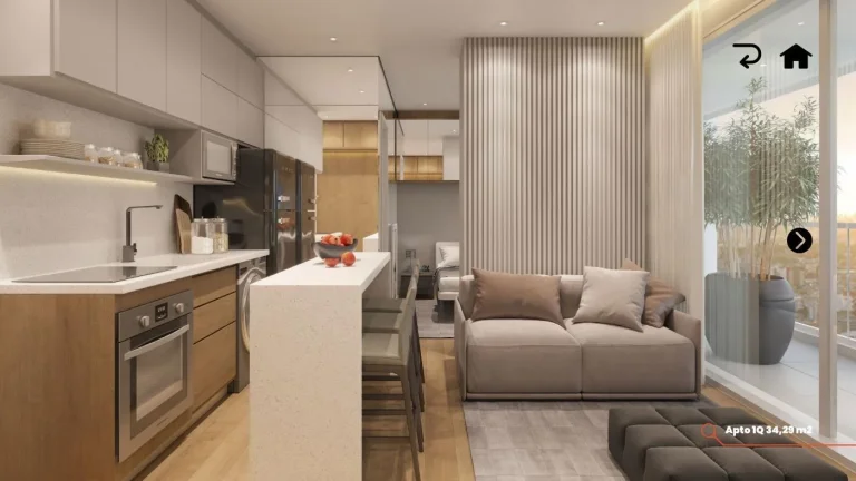 Imagem Apartamento tipo studio 19 m2 com sacada, Centro de Curitiba