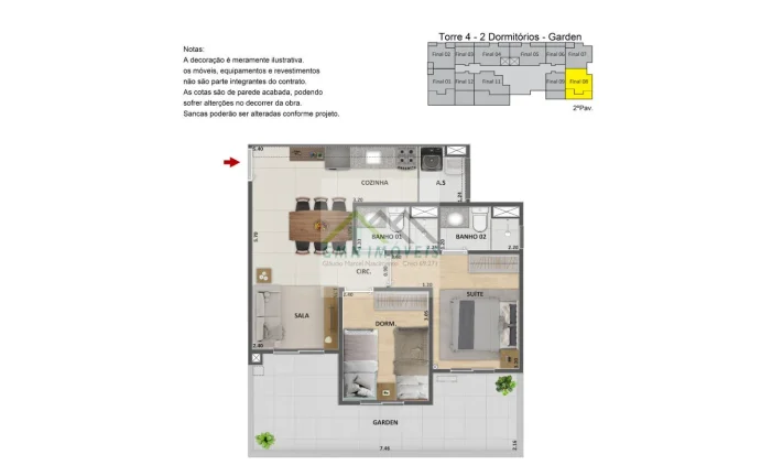 Imagem Metropolitan Dream - Aparrtametno 3 quartos, 1 suíte e vaga, Barra da Tijuca
