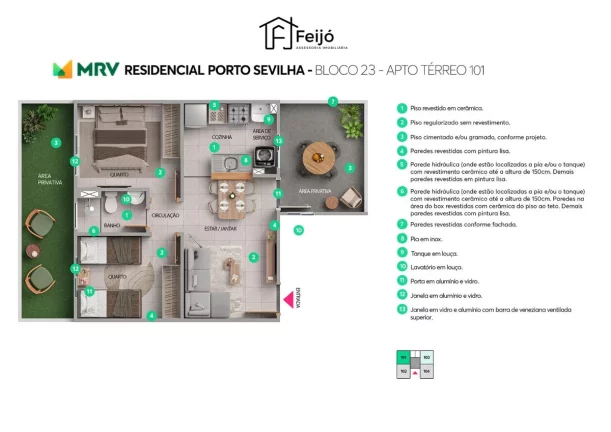 Imagem Apartamentos 2 dorm. na Protásio Alves com opção de sacada e churrasqueira
