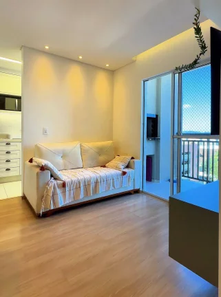 Imagem Apartamento com 2 dormitorios semi mobiliado