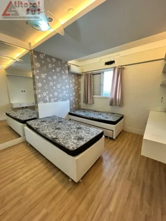 Imagem Venda de Espetacular Apartamento de Luxo com 4 Quartos na Aviação, Praia Grande-SP: 4 Suítes, 2 Salas, 4 Vagas, 194m².