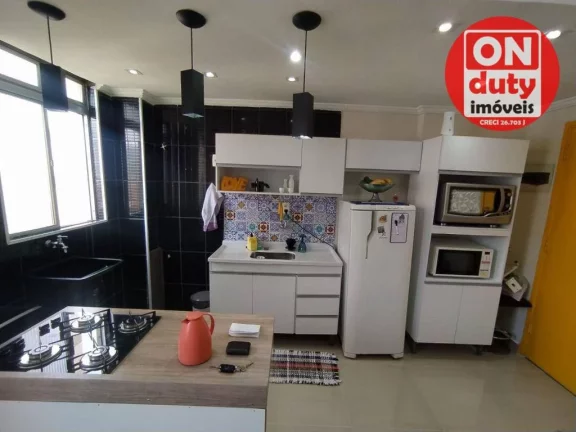 Imagem Apartamento com 1 dormitório à venda, 50 m² por R$ 245.000,00 - Itararé - São Vicente/SP