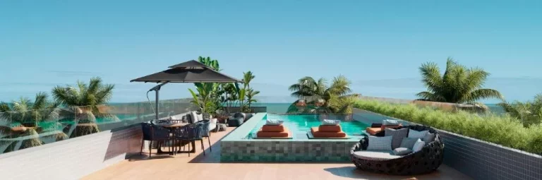 Imagem Flat Moderno com Jacuzzi Privativa – Sofisticação e Conforto em Jardim Oceania