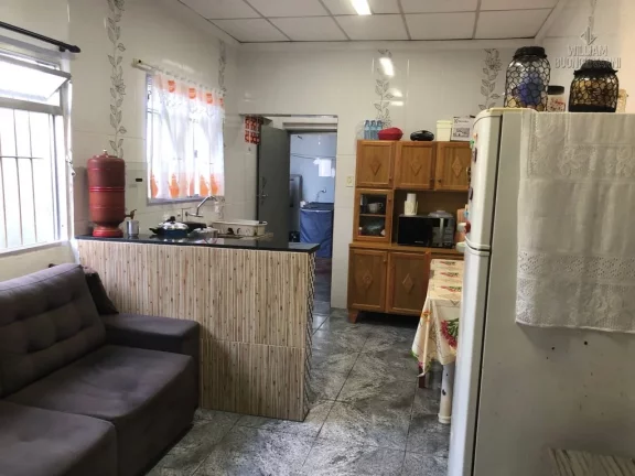 Imagem 2 casas e 1 galpão em Praia Grande, Baln. Maracanã a 300 mts da praia