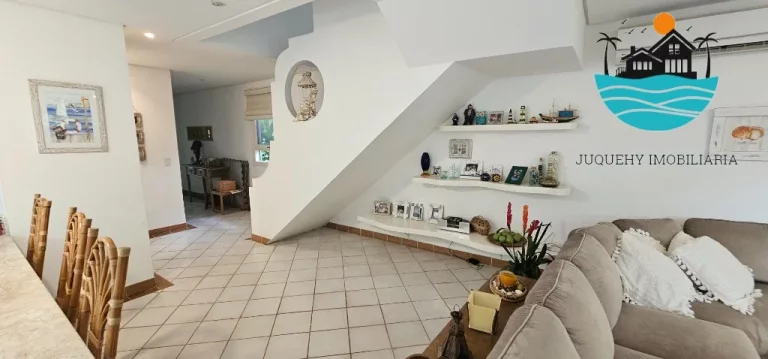 Imagem Casa a Vendas - Condomínio 4 suítes, 3 vagas, serviço de praia, piscina coletiva, sauna, jogos - 240m² de área construída | Juquehy Imobiliária.