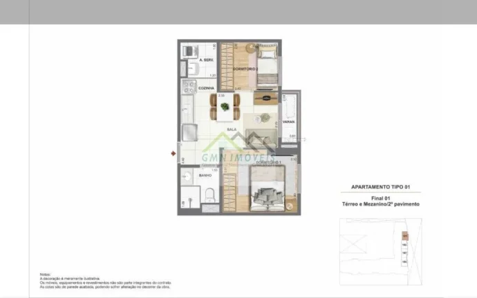 Imagem Pixinguinha - Condomínio Rosa - Apartamento 2 quartos, Porto Maravilha