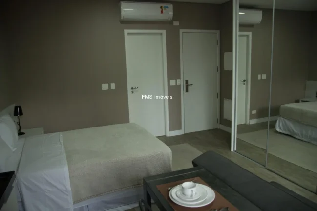 Imagem Aluguel de Studio na Vila Olímpia 1 quarto, 1 sala, 1 banheiro, 1 vaga e 35m²