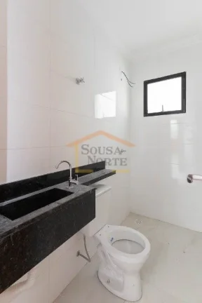 Imagem Apartamento com 33,70m², dispõe de 2 dormitórios, 1 banheiro, sala dois ambientes, cozinha com ga...