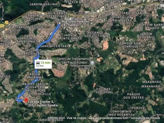 Imagem Área 2.740m² (ZIS) próx. ao Centro de Cotia (Km 32 Rap. Tavares)