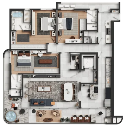 Imagem Apartamento em Atiradores - Joinville SC