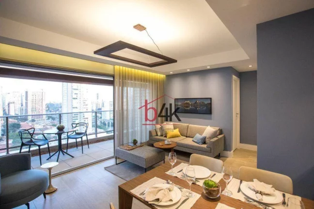 Imagem Apartamento mobiliado para alugar no Habitarte Brooklin 2, Rua Nova York nº 245.