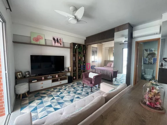 Imagem Apartamento com 1 dormitório à venda, 46 m² por R$ 795.000 - Boqueirão - Santos/SP