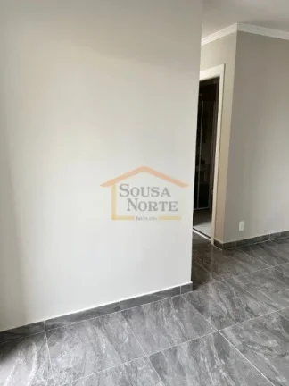 Imagem Apartamento com 39m², 2 dormitórios, sala 2 ambientes, sacada, cozinha, área de serviço. Cozinha...