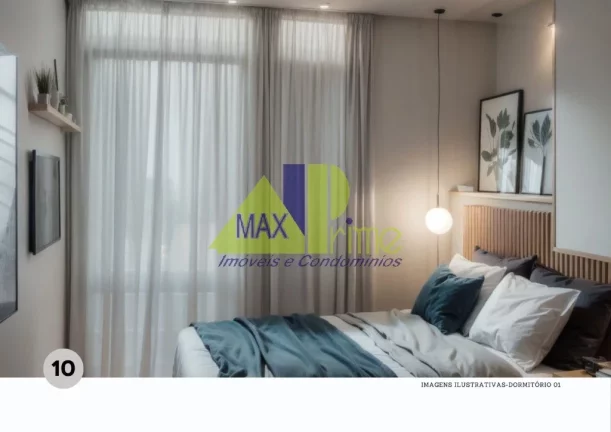 Imagem APARTAMENTO 36,80M²/02 DORMITÓRIOS/SACADA