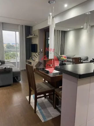 Imagem Apartamento 50m², 2 quartos, 1 banheiro, varanda, 1 vaga,bairro Vila Príncipe de Gales, Santo André