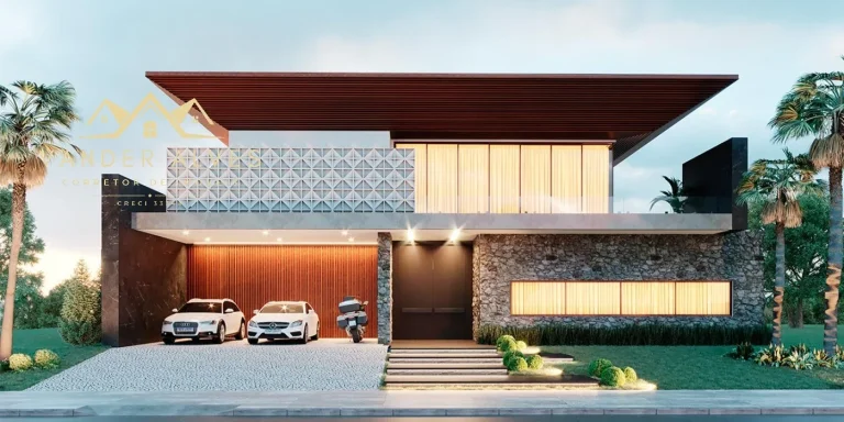 Imagem Casa de luxo à venda em Foz do Iguaçu-PR, no condomínio Golf CLUB com 4 quartos, 3 suítes, 6 salas, 5 banheiros, 3 vagas de garagem